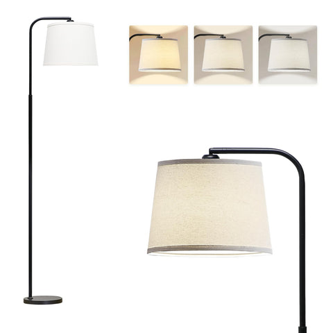 AKASUKI floor lamp used as focused reading light in a cozy nook