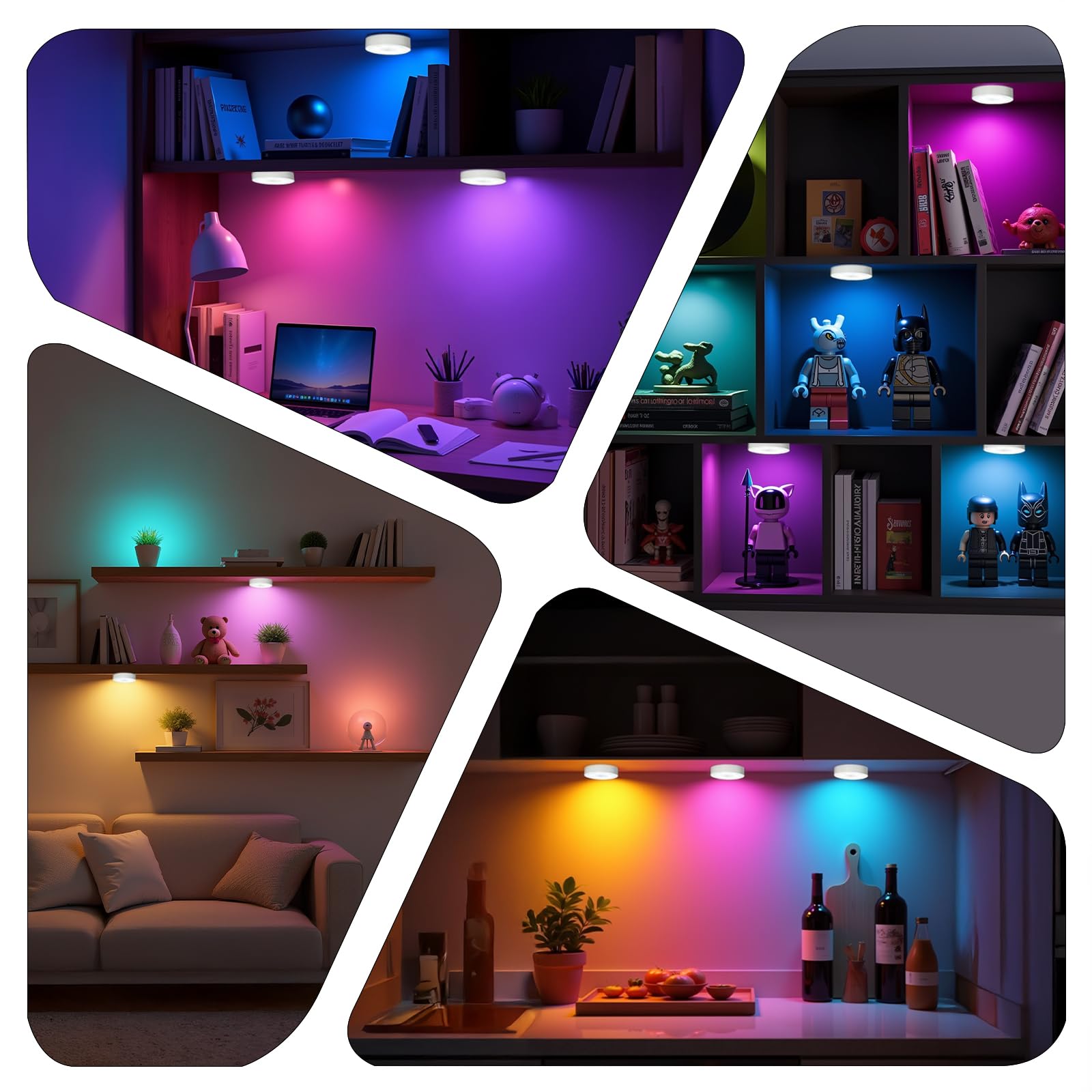 Akavivo rechargeable lights with USB charging