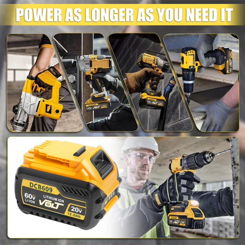 AKELOR DeWalt 12.0Ah battery packaging