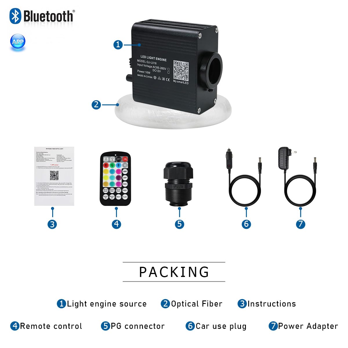 AKEPO app Bluetooth control interface for multiple kits