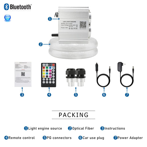 AKEPO Bluetooth APP control with 16 million colors and groups