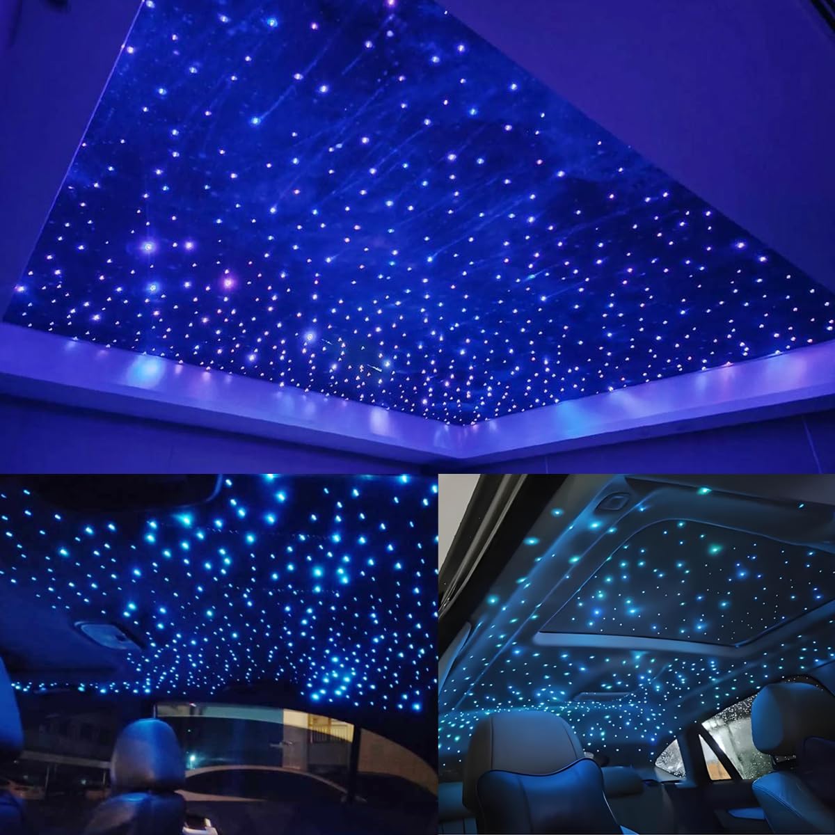 AKEPO headliner star ceiling in car creates immersive night ambience