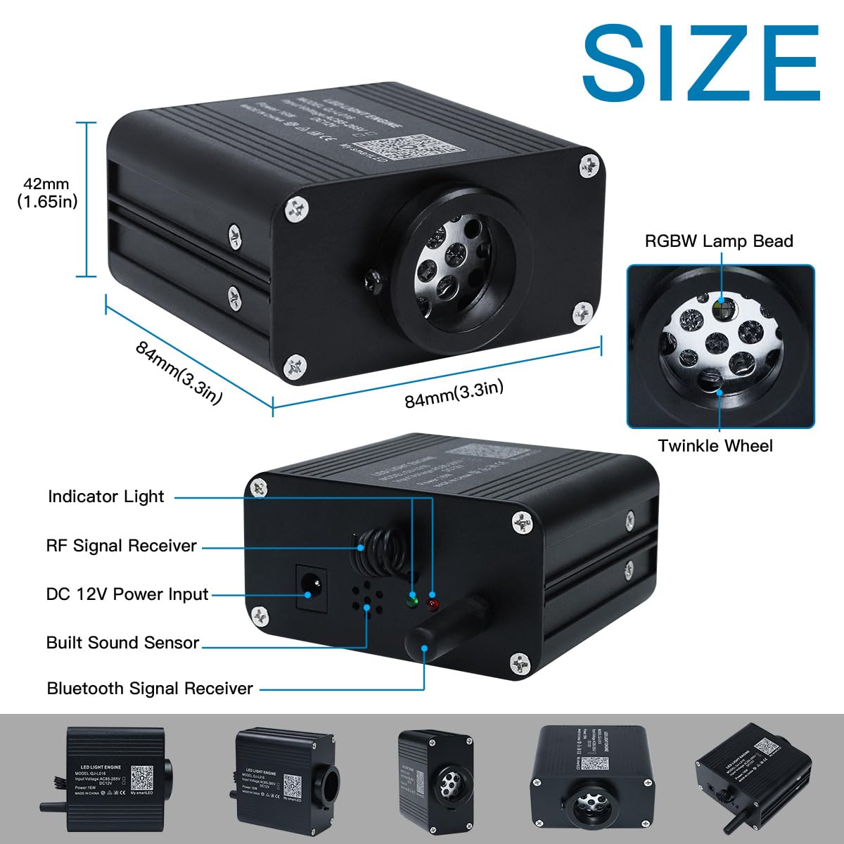 AKEPO RGBW LED beads with pure white option for star sky lighting