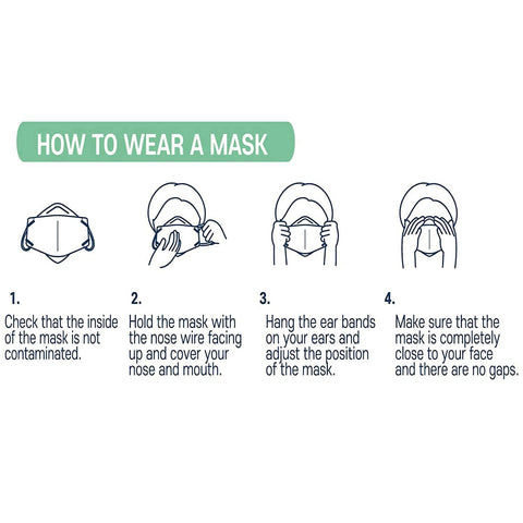 akgk KN95 mask inner layer soft non-woven fabric for skin comfort