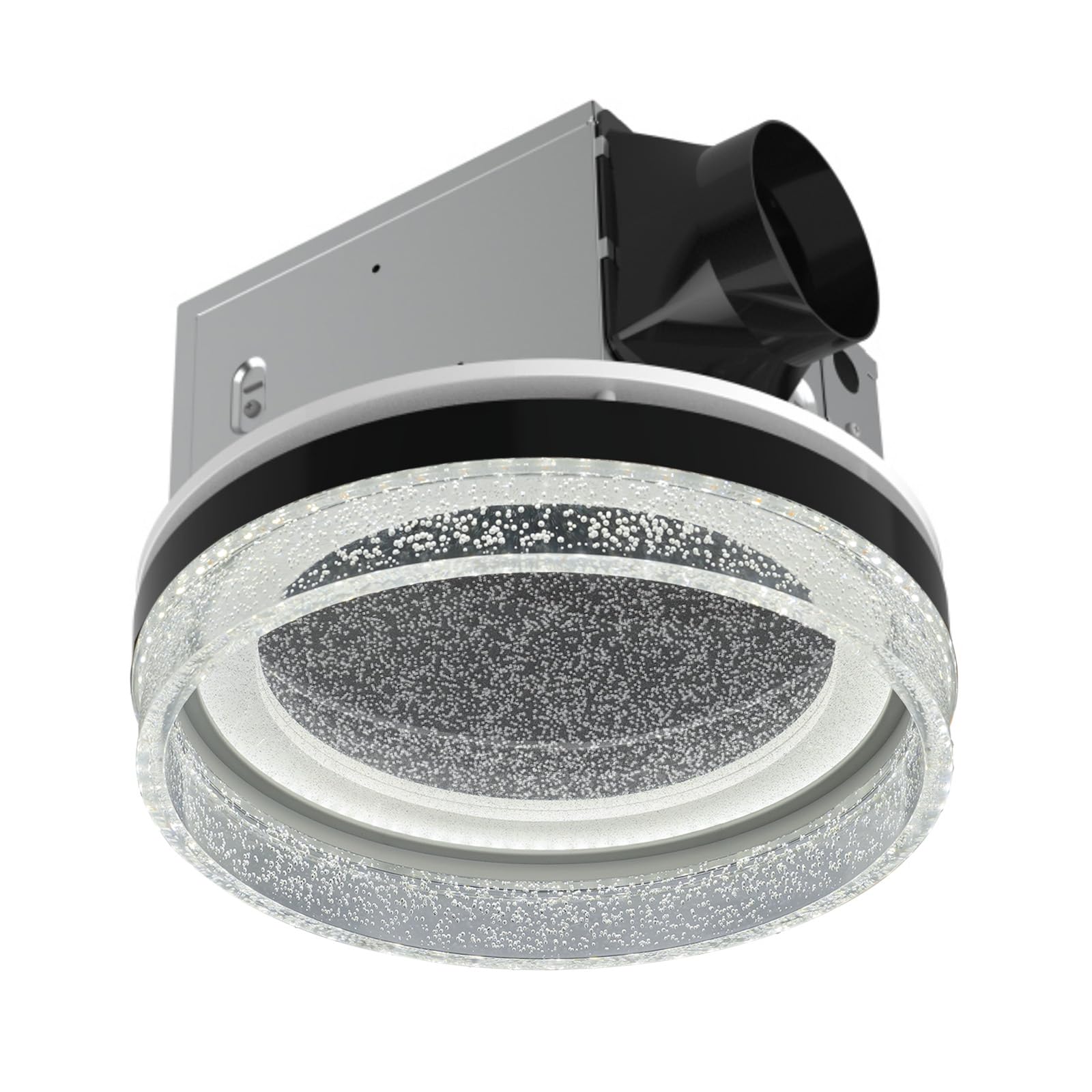 Akicon bathroom exhaust fan light 110 CFM for efficient moisture control in small bathrooms.