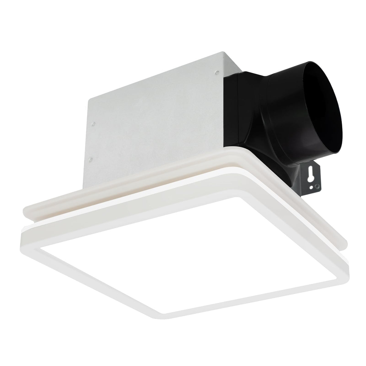 Akicon bathroom exhaust fan with light delivering 80 CFM for effective moisture management