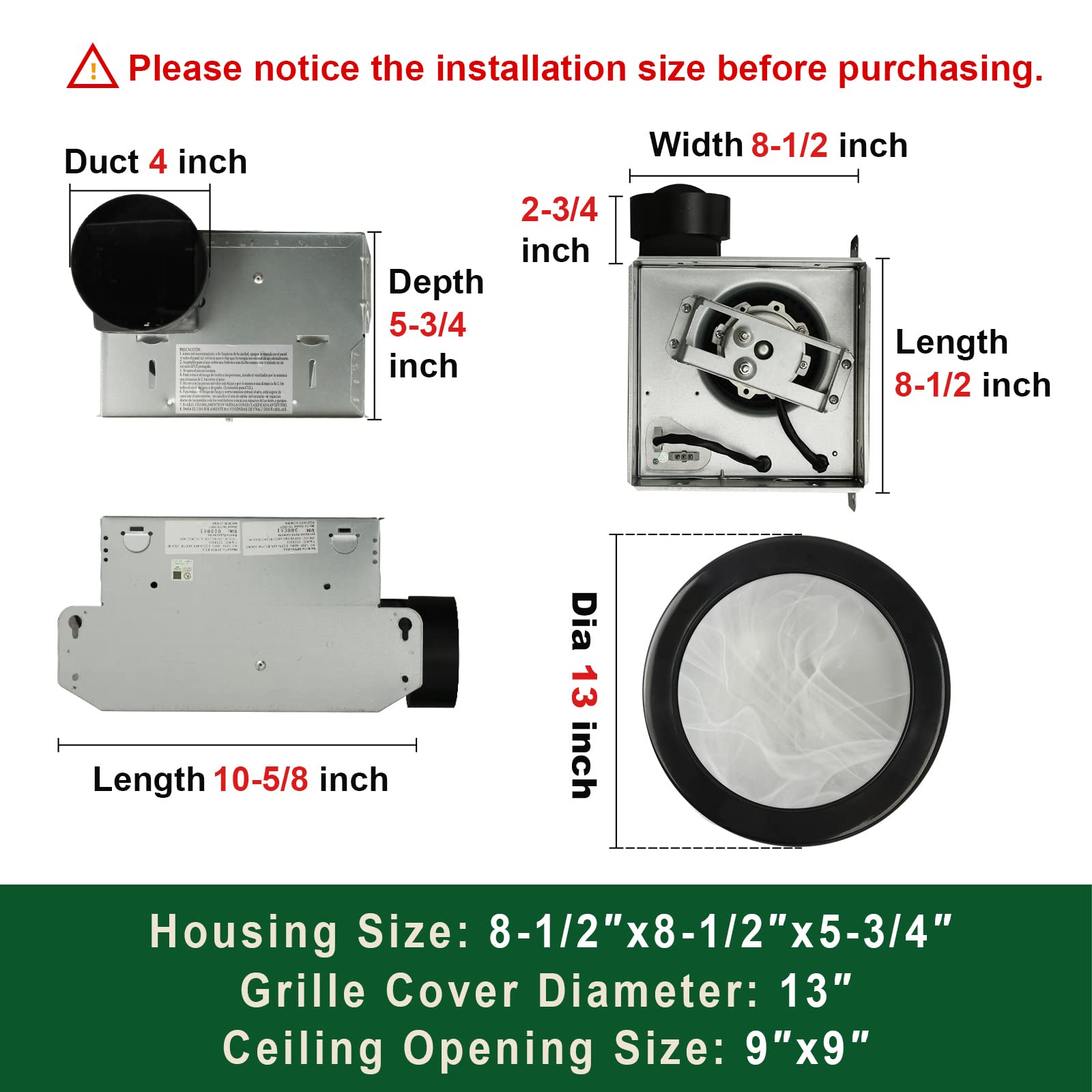 Akicon color-temperature selector showing 3000K–5000K lighting options.