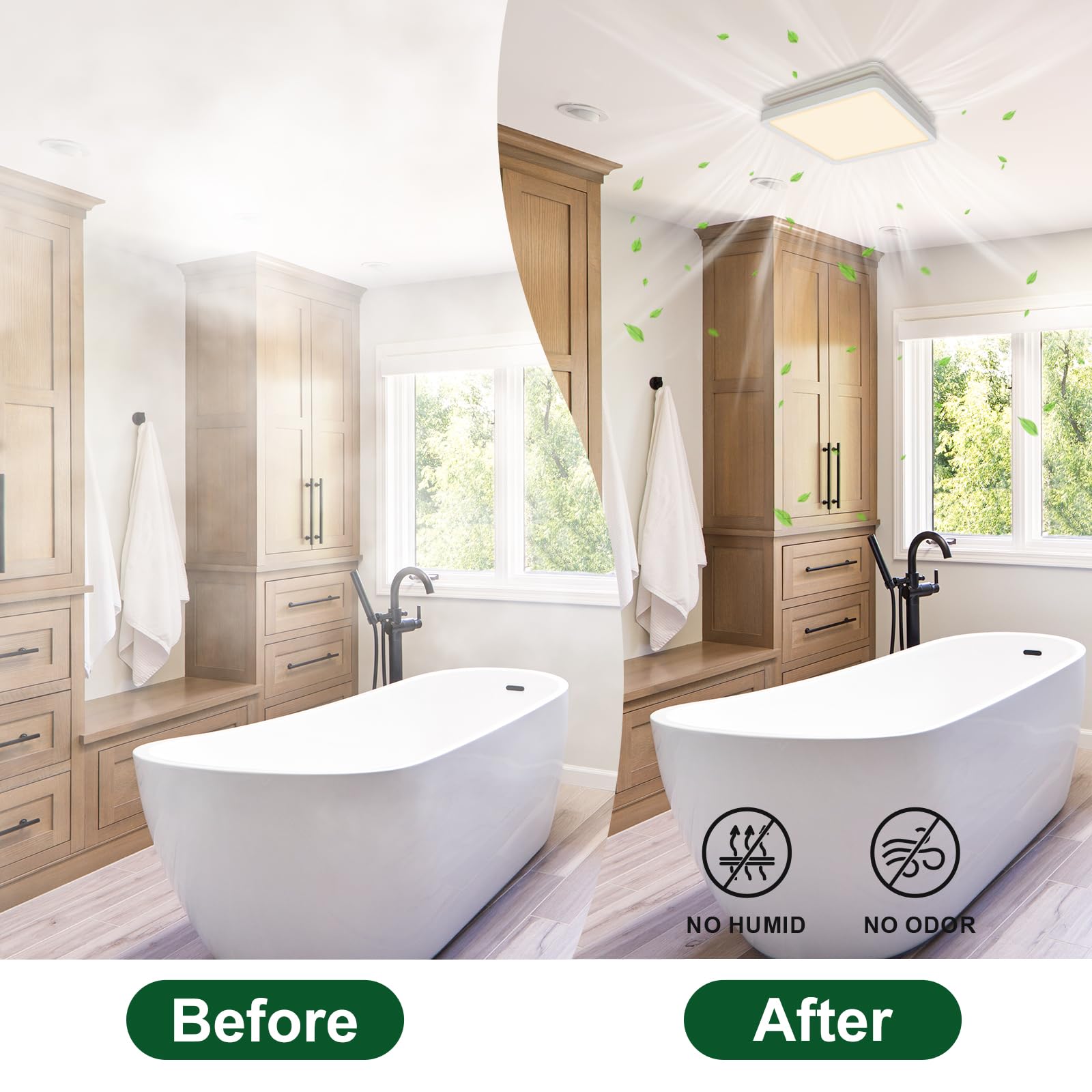 Akicon compact housing fits standard ceiling openings with precise dimensions