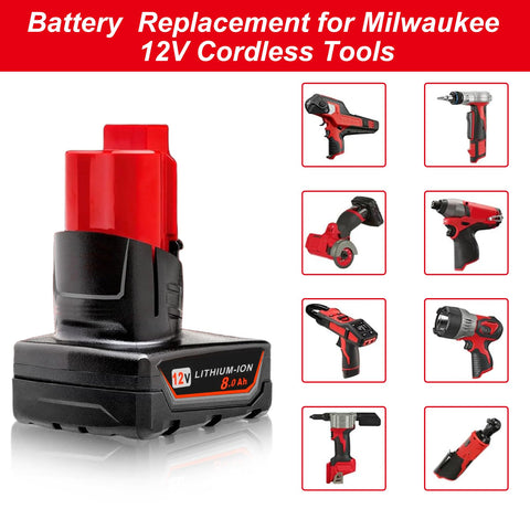 Akkopower 8Ah battery with safety certifications and protection features.