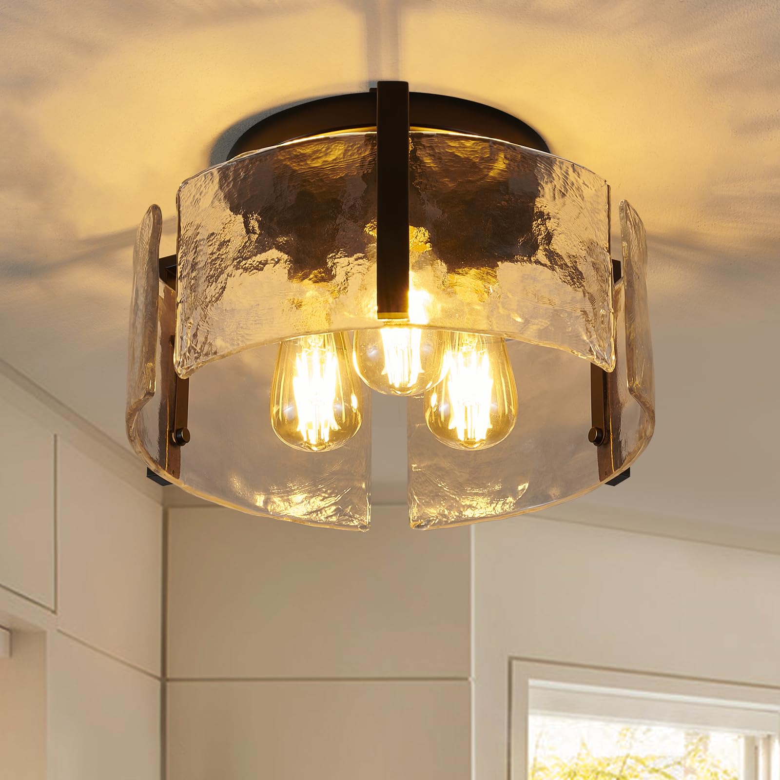 AKLMXCG durable black metal frame resists rust and dust.