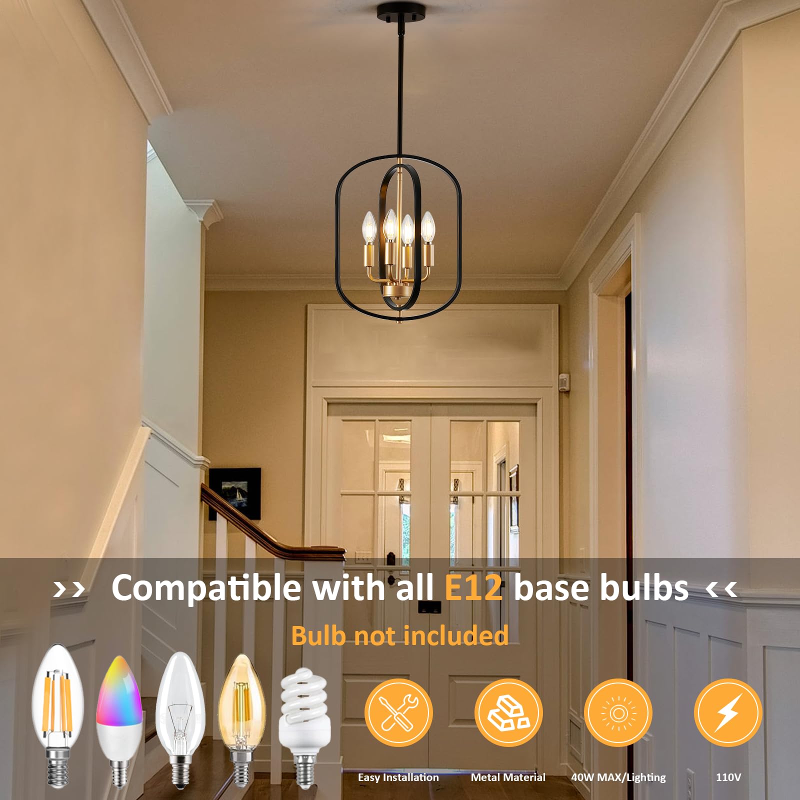 AKLMXCG modern farmhouse chandelier adds rustic charm to living spaces