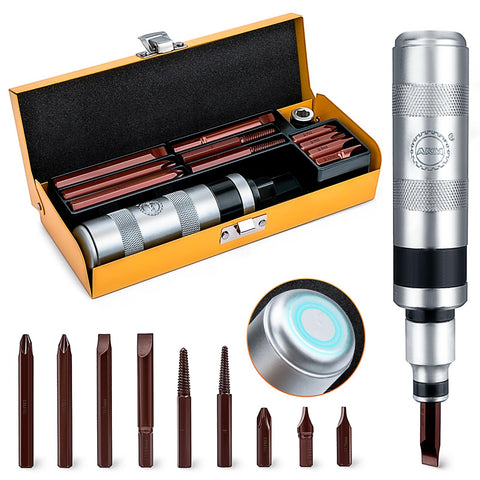 AKM impact driver with 1/2 receiver for versatile fastener work
