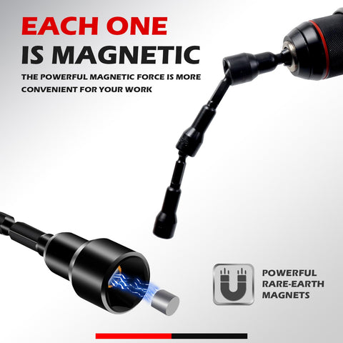 AKM TOOL 35PCS drill-bit-extension visible for quick accessory changes