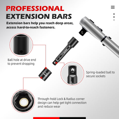 AKM TOOL drill bit adapter 1-4-3-8 enables versatile drilling and driving tasks
