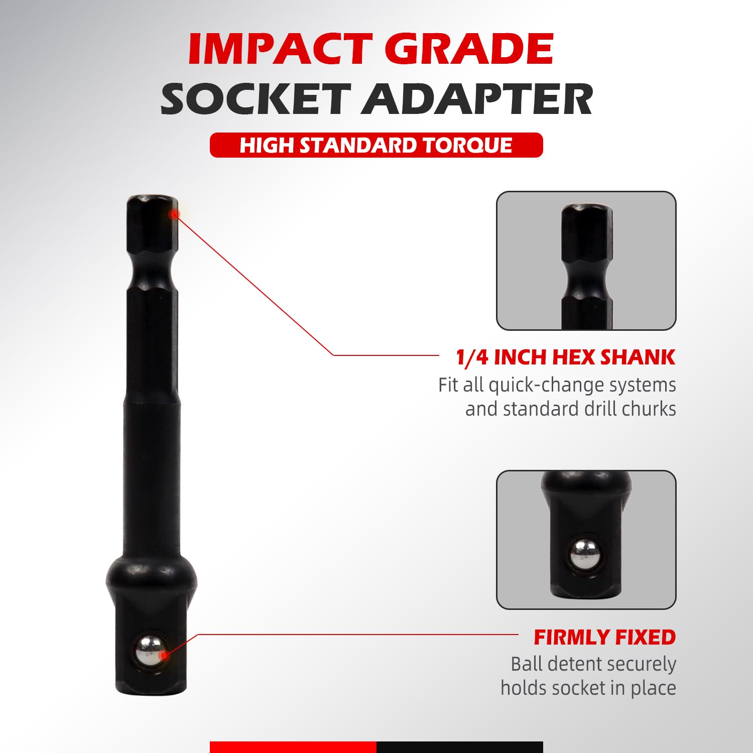 AKM TOOL universal joint image demonstrating 360° rotation for hard-to-reach areas.
