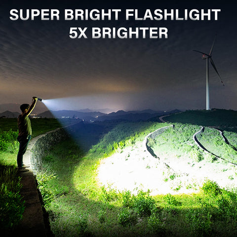 AKNEAR flashlight USB-C charging keeps it ready during trips