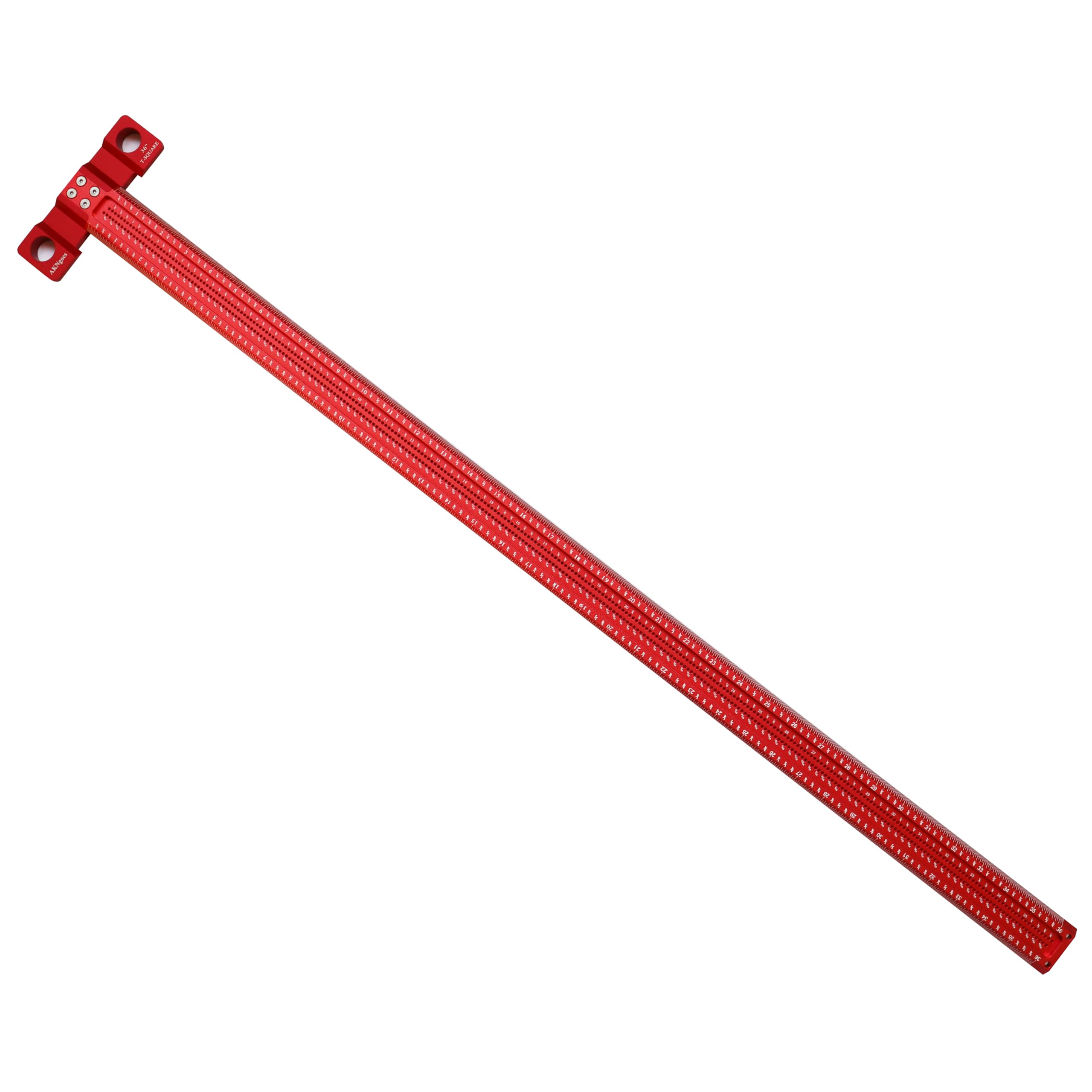 AKNgoes 36-inch scribe t-square with lips keeps edges true for large layouts.