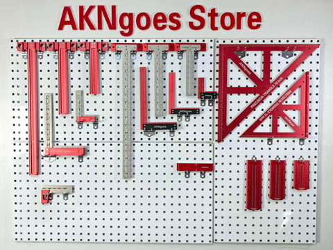 AKNgoes Precision Square self-standing base for hands-free layout.