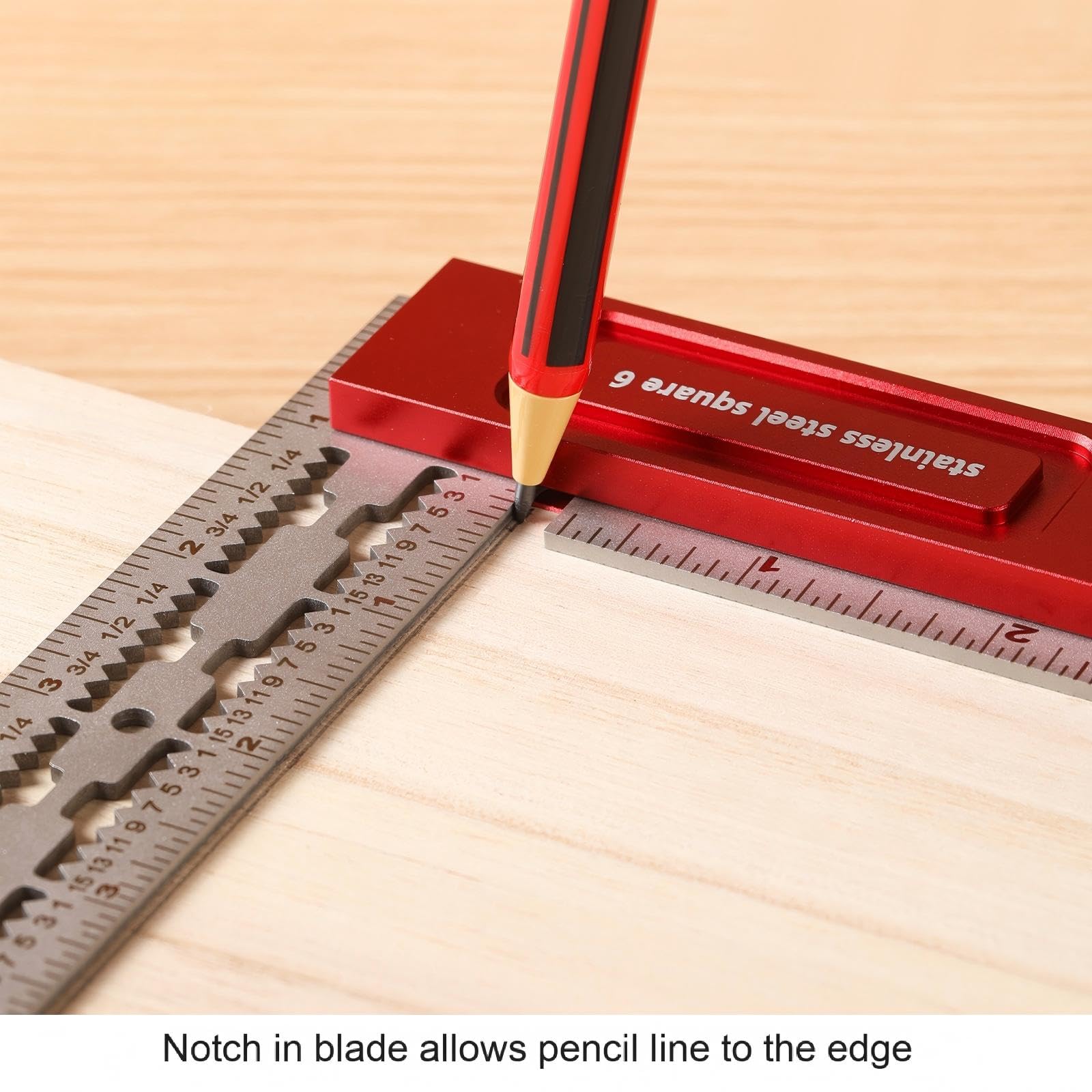 AKNgoes Precision Square shoulder lip enables standalone measurement.