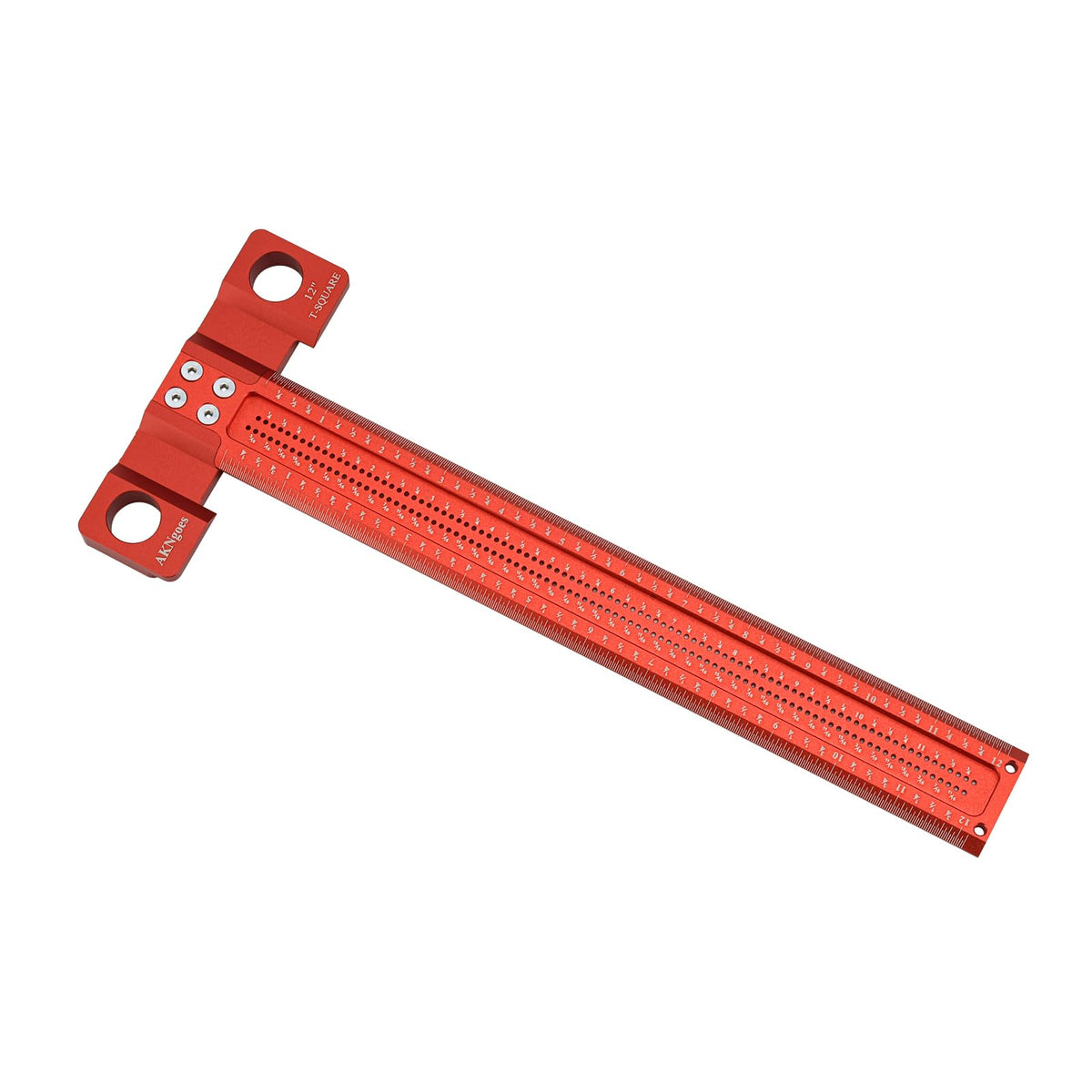 AKNgoes Scriber T-Square 12in blade edge for precise squaring.