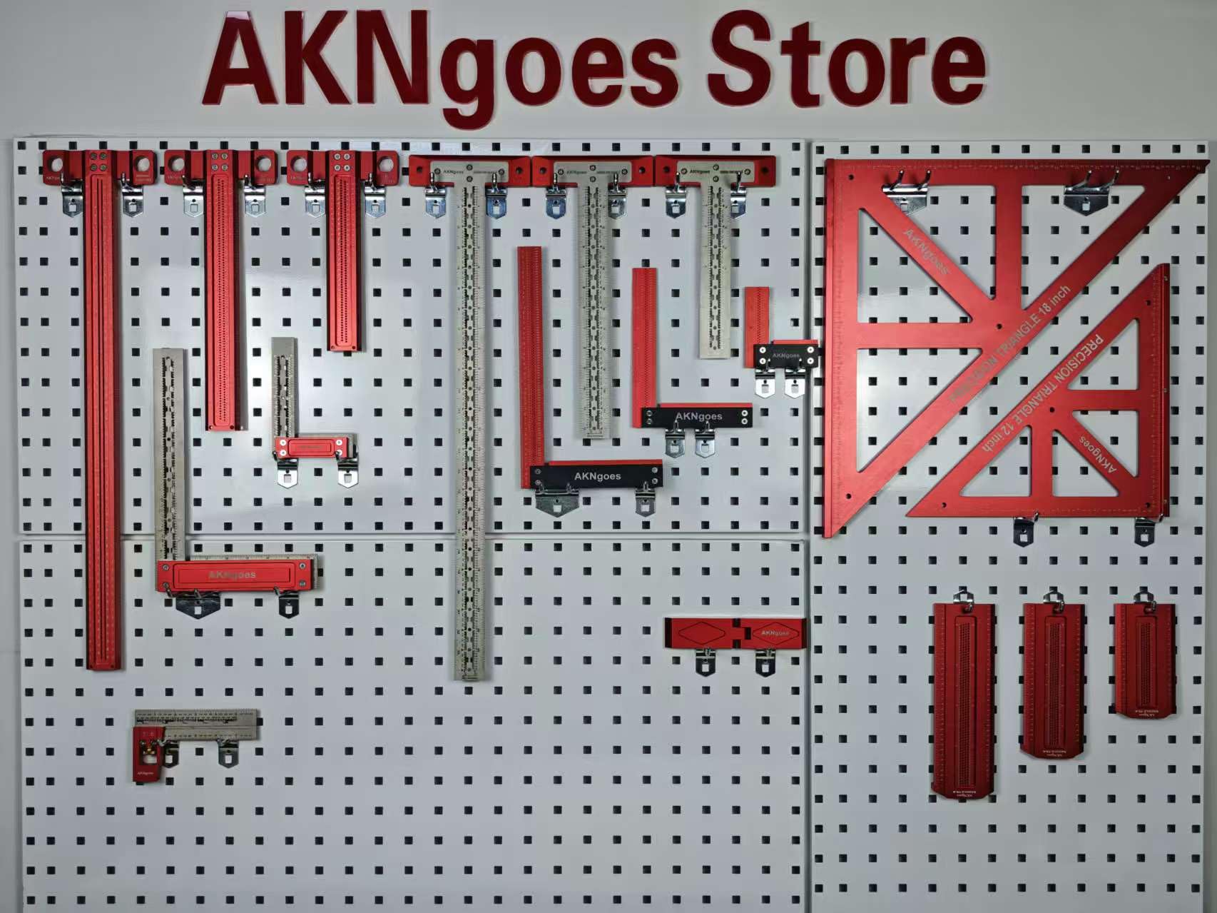 AKNgoes Scriber T-Square 24in pencil hole keeps marks aligned