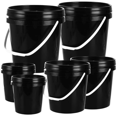 AKOLAFE 1 gallon paint can with lid and handle for easy storage of leftovers.