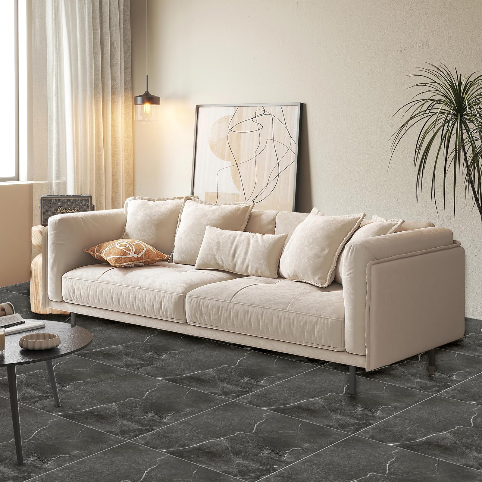 AKOLAFE durable tiles in hallway resist scratches and wear