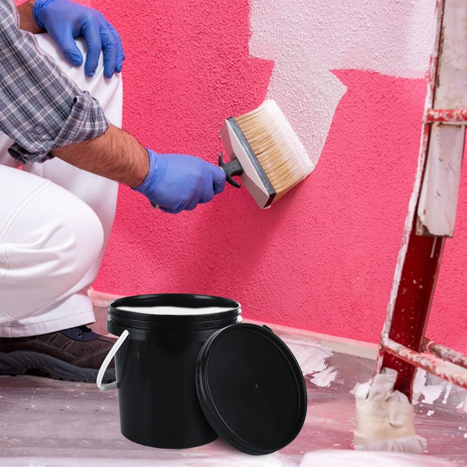 AKOLAFE versatile empty paint cans suitable for detergents, varnish, and more