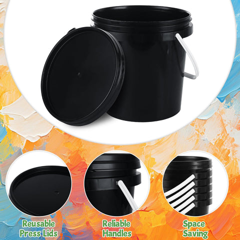 AKOLAFE paint bucket with handle designed for easy transport