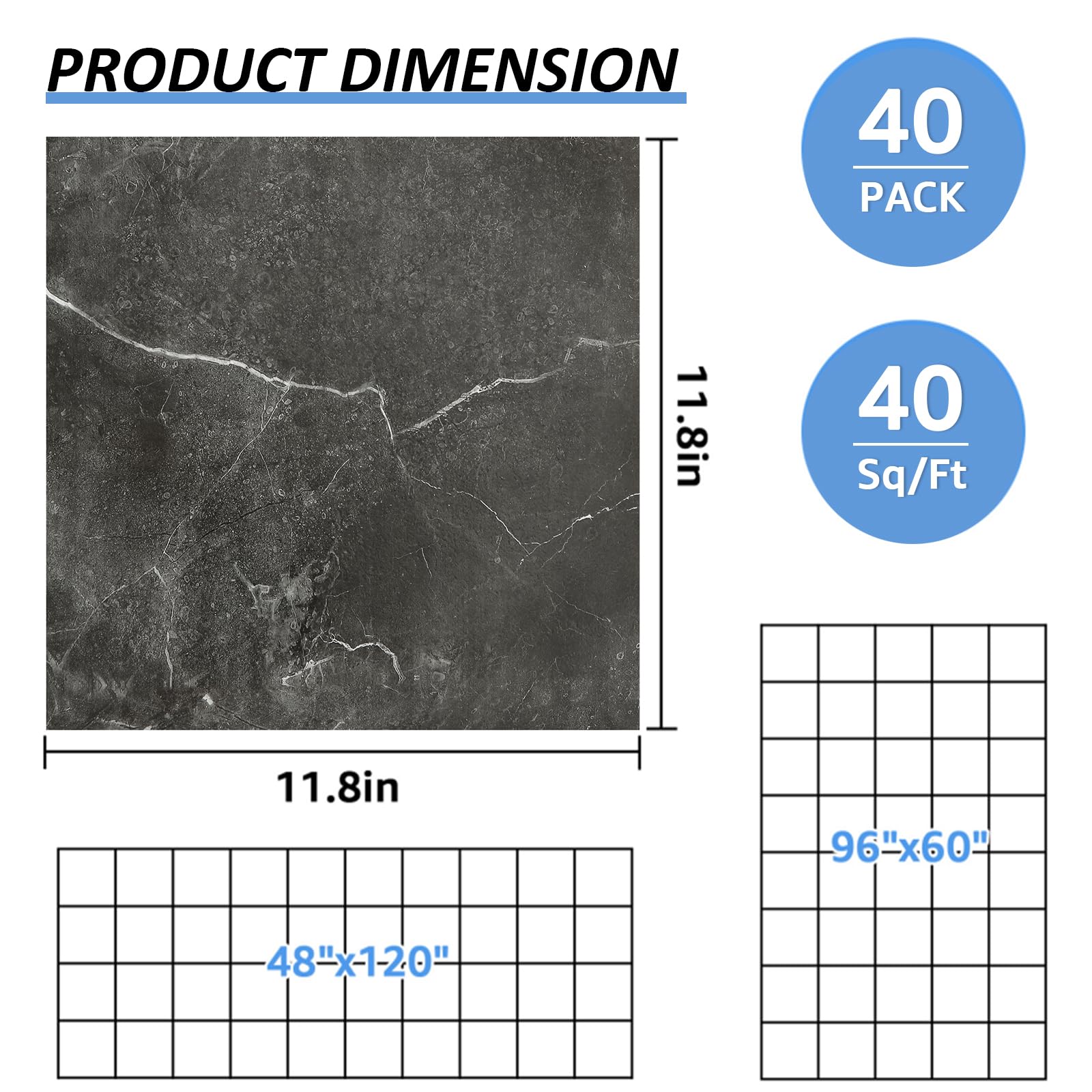 AKOLAFE peel-and-stick backing visible for quick, mess-free installation