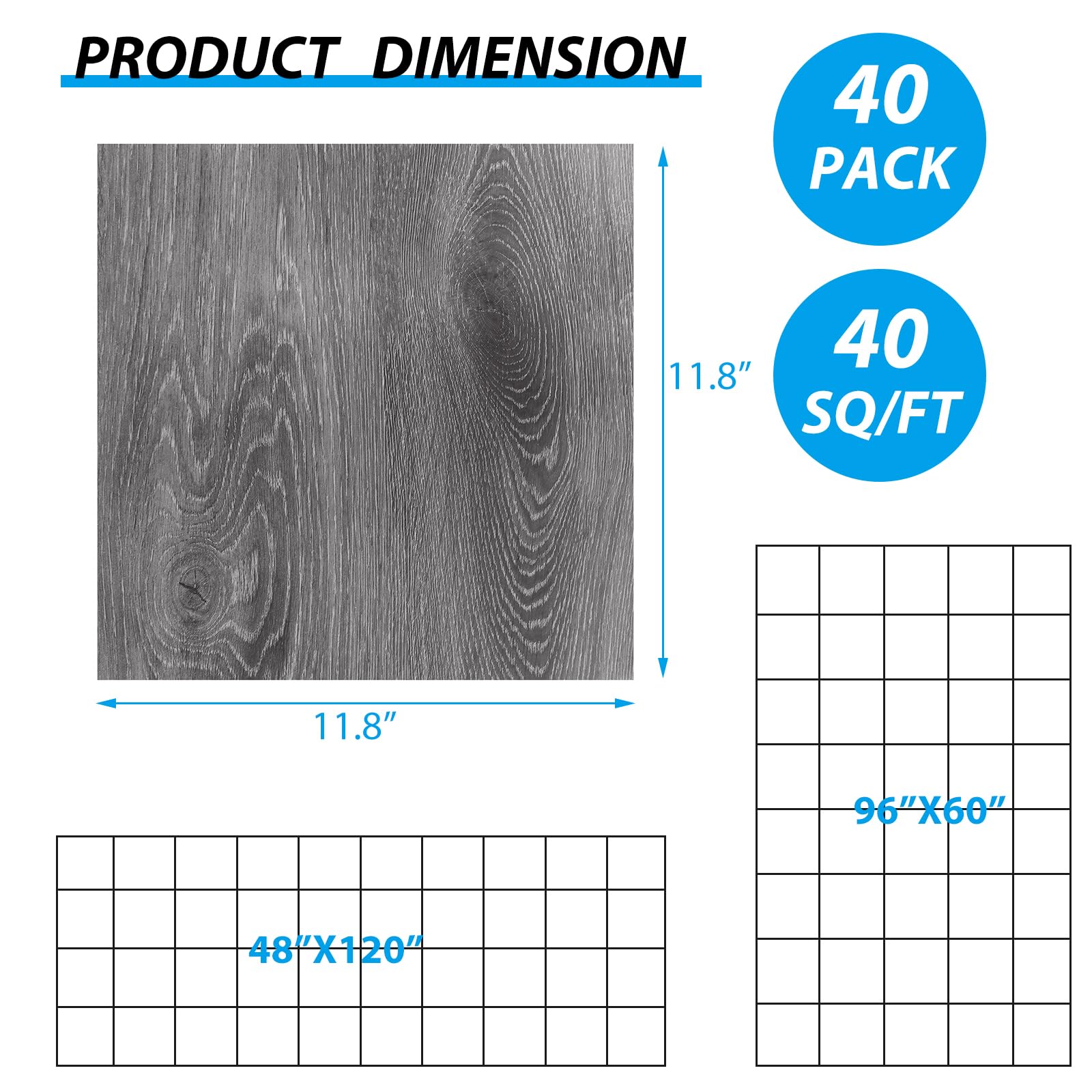 AKOLAFE peel-and-stick tiles closeup showing easy application