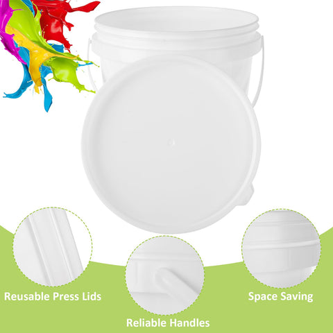 AKOLAFE three-quart can with wide opening for easy filling.