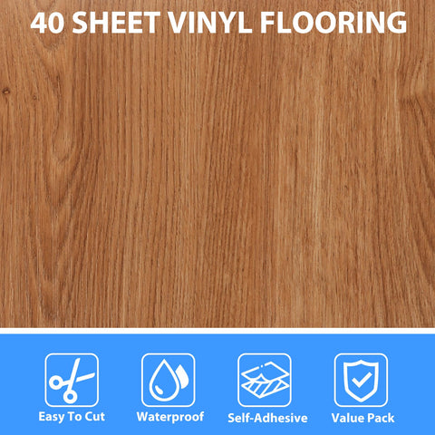 AKOLAFE vinyl flooring with adhesive backing provides strong hold without residue.