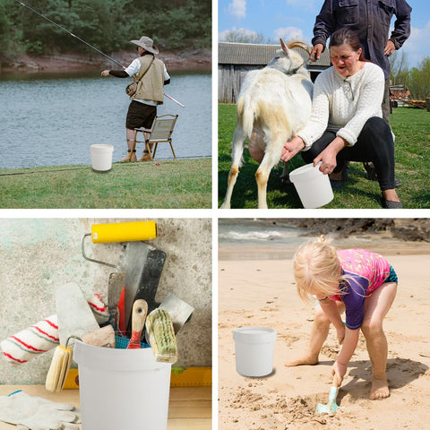 AKOLAFE washable paint cans for easy cleaning after use.