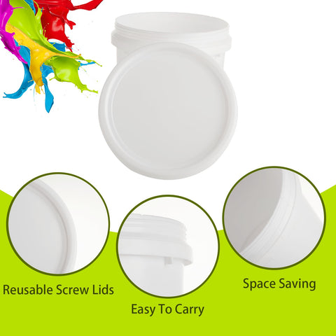 AKOLAFE wide-application containers suit painting, storage, and DIY crafts.