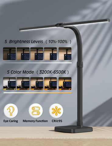 AKRRYR gooseneck 360-degree adjustable lamp directs light precisely where you need it.