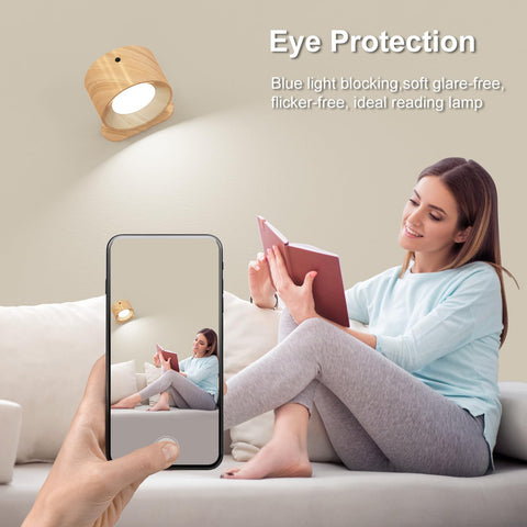 AKSDA 360-degree rotation wall lamp directs light exactly where you need it