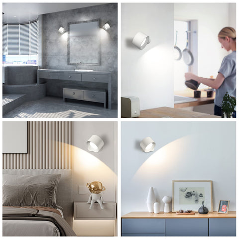 AKSDA compact wall light suitable for kitchen and bathroom tasks
