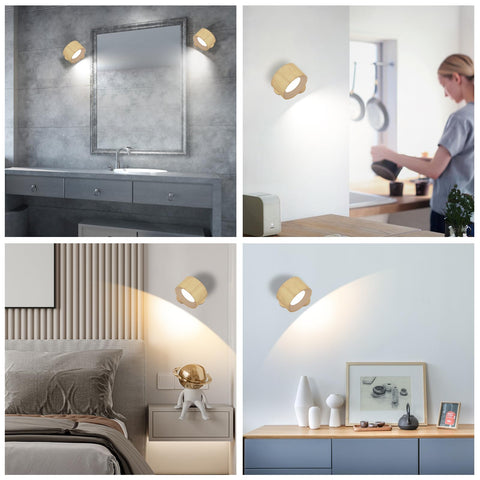 AKSDA portable bedside light ideal for reading without cords.