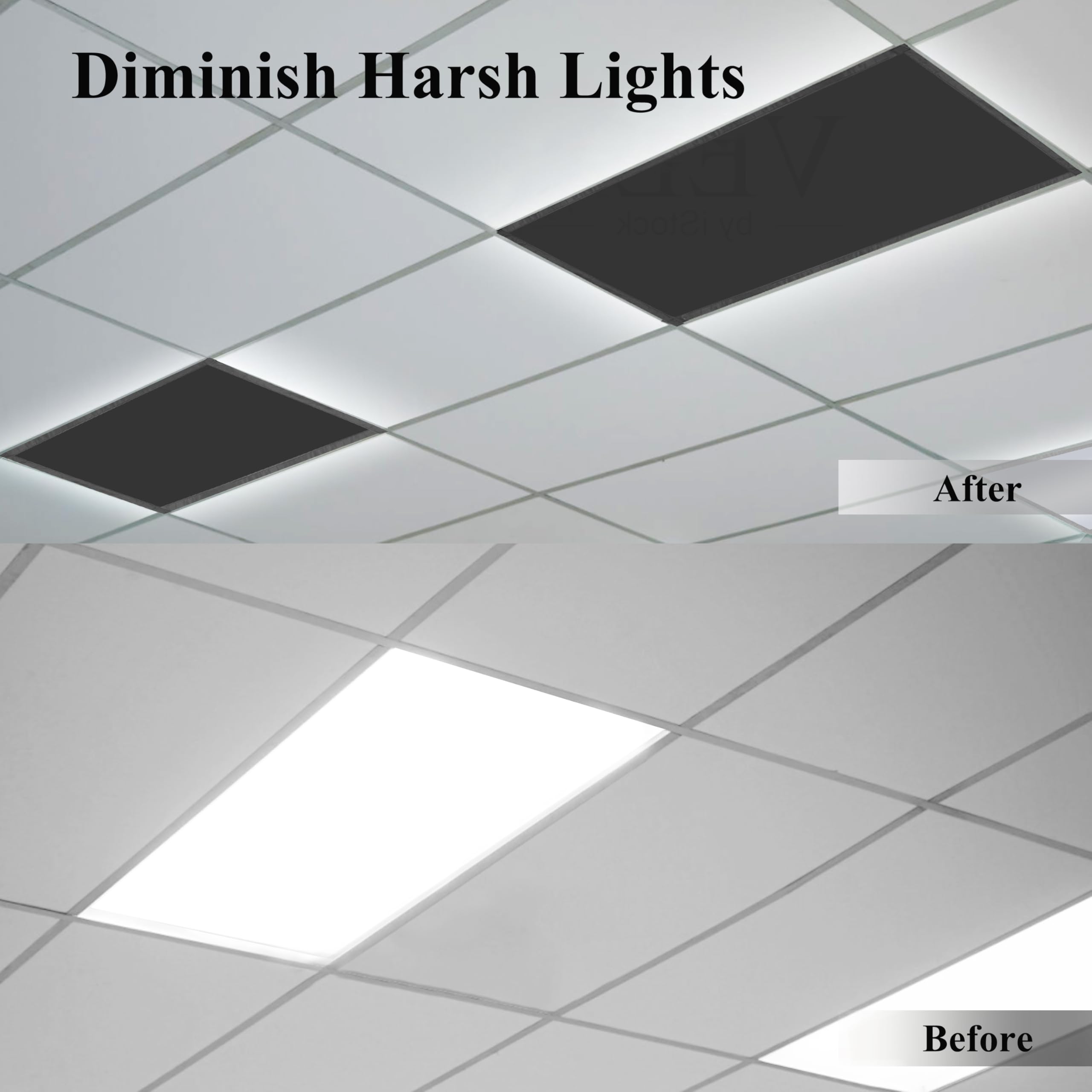 Aksipo black polyester fabric light covers soften brightness.