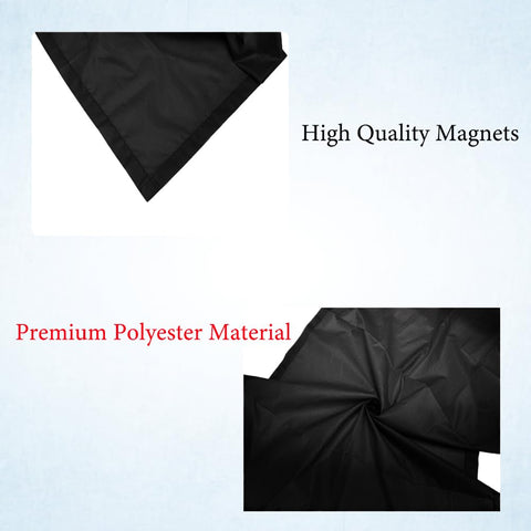 Aksipo easy-install magnetic edge enables quick ceiling cover setup.