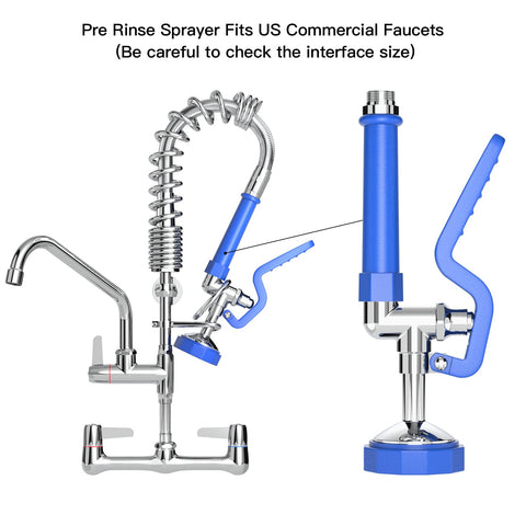 Akwadu 7/8-20 UNEF inlet fits most commercial faucets.