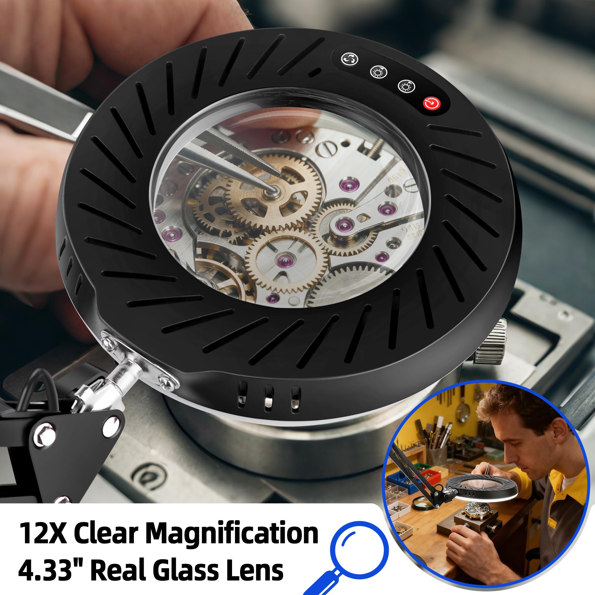 Akynite 144 LED ring illumination for shadow-free clarity