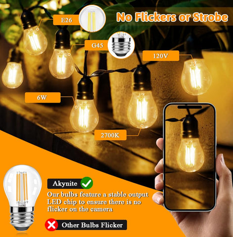 Akynite E26 pendant light globe highlighting decor.