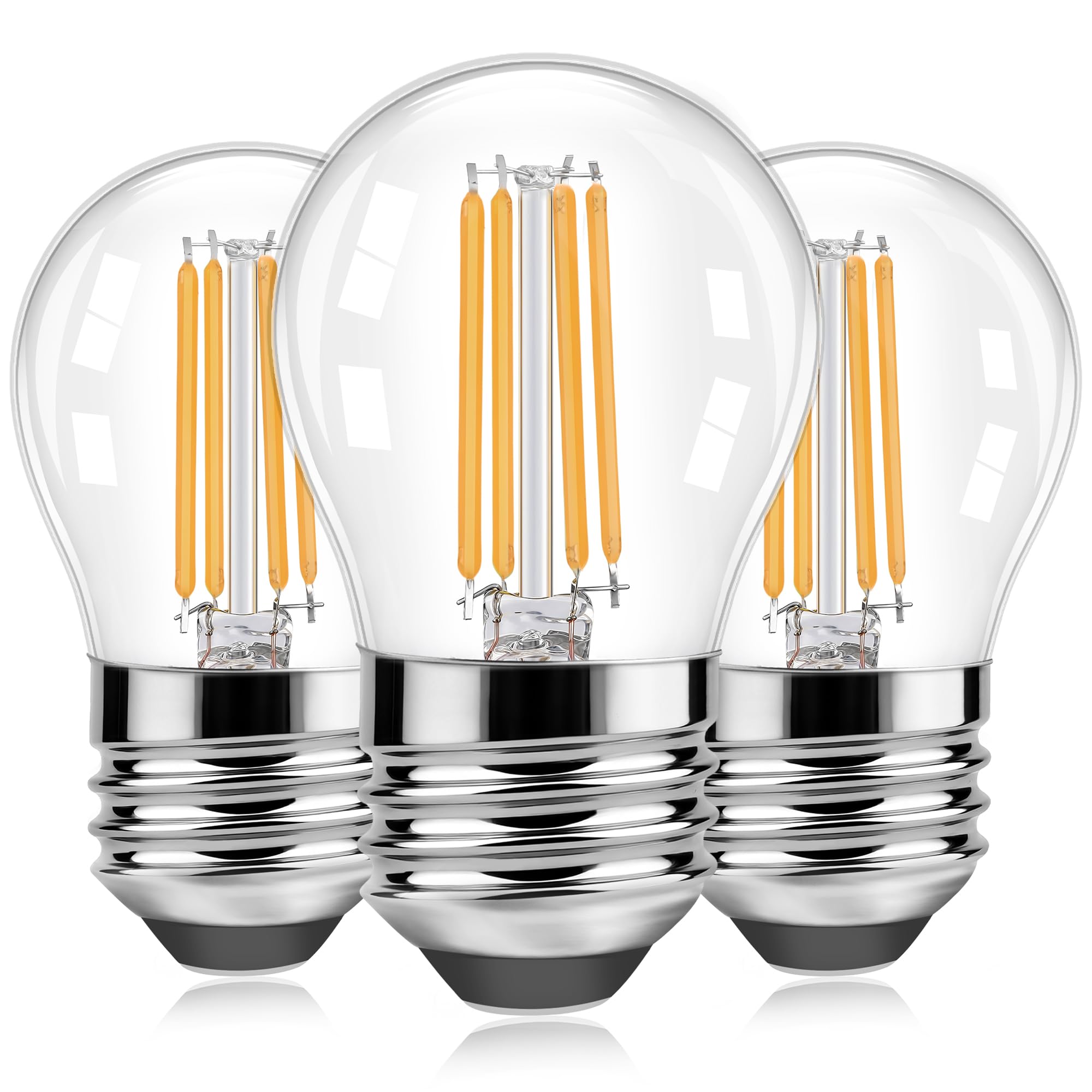 Akynite E26 warm-globe LED filament bulb for cozy home lighting.