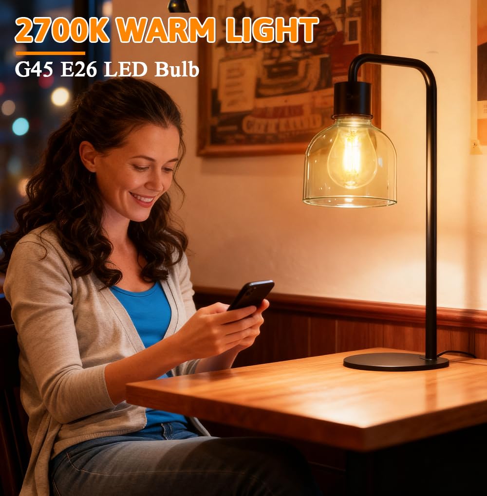 Akynite outdoor-ready filament globe for patio lighting.