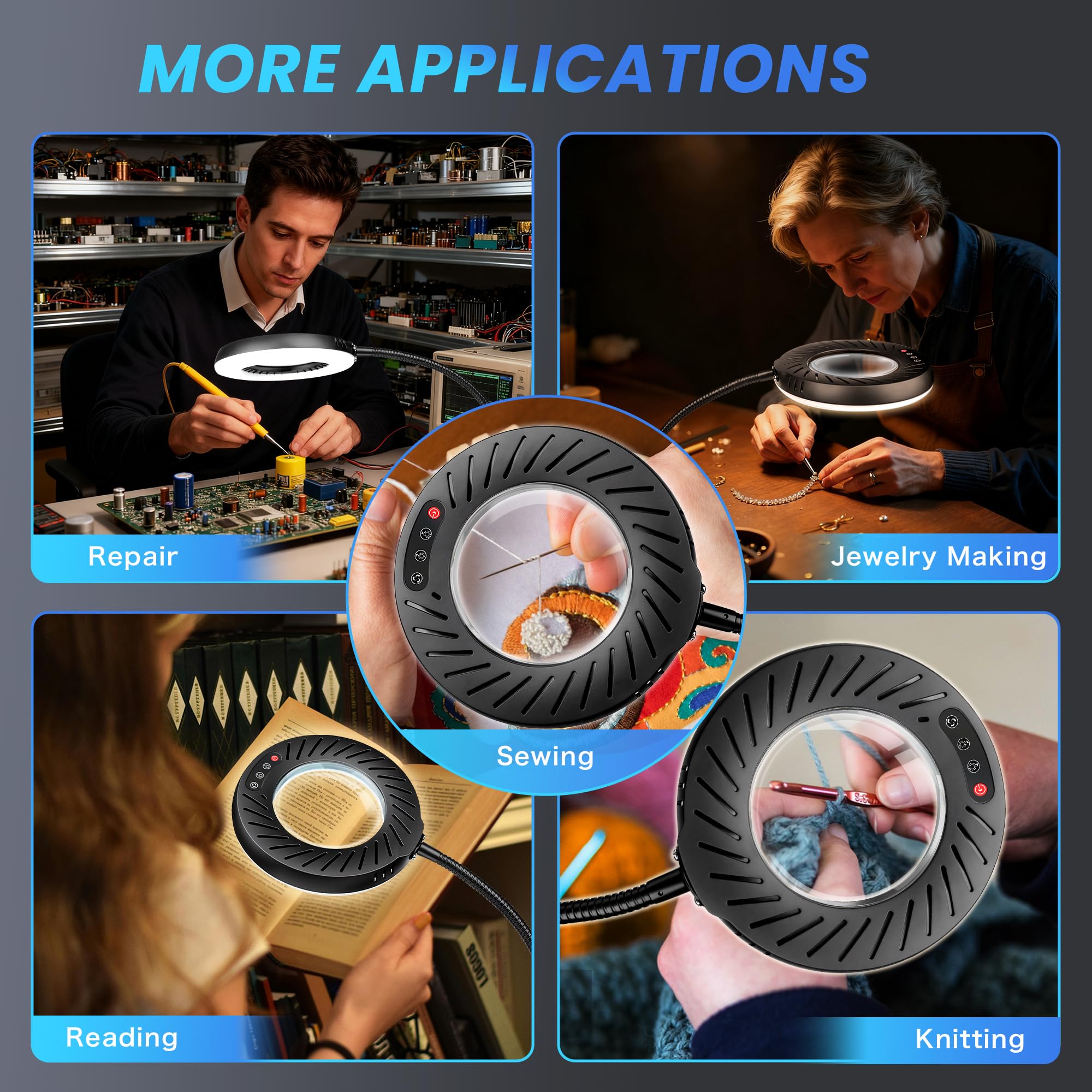 Akynite detailed-work companion enhances inspection of tiny components