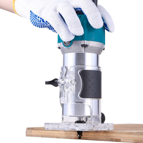 AKYPACH Wood Router ergonomic soft handle for comfortable longer sessions.