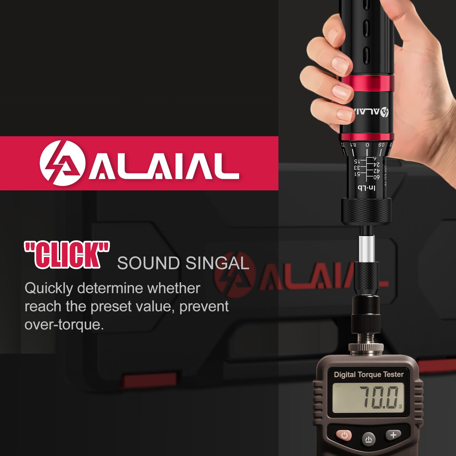 ALAIAL torque screwdriver set torx bits for secure scope mounting and accessories