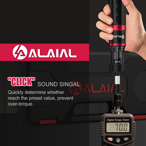 ALAIAL torque screwdriver set torx bits deliver secure tightening without slippage.